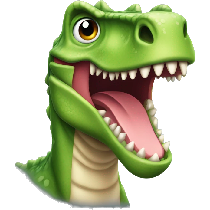 Dino mit Kette  emoji