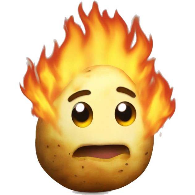 potato fire emoji