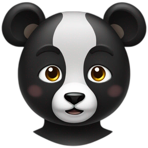 Panda karaté emoji