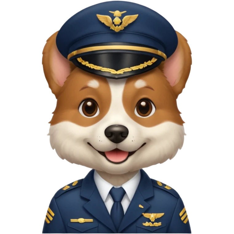 dog pilot emoji