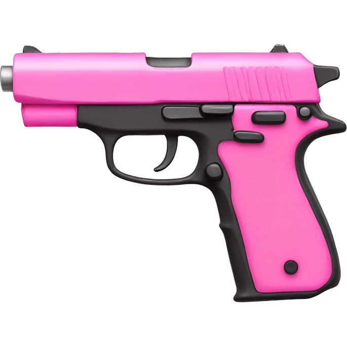 pink gun emoji