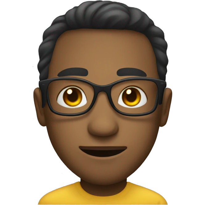 I'm wearing glasses, a man with a fair complexion, and a black hornet emoji