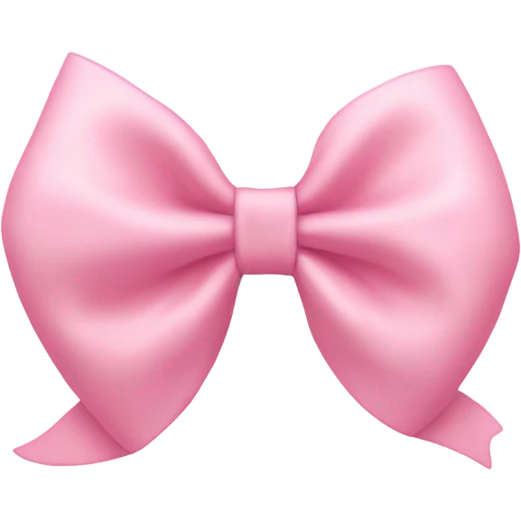 light pink bow on light pink bow emoji