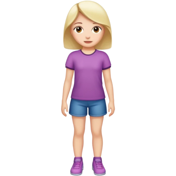 Naked girl, butt, full body  emoji