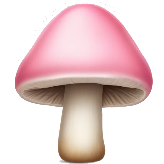 Light pink one mushroom emoji