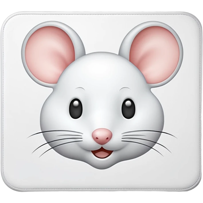 big white mouse pad emoji