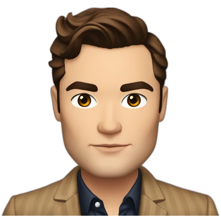 Chuck Bass of Gossip Girl emoji