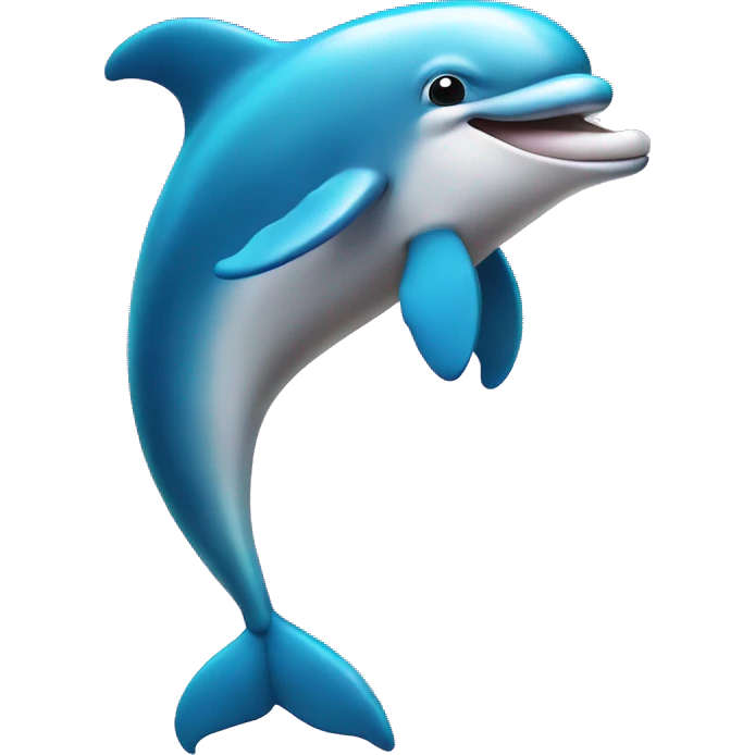 tap dancing dolphin  emoji