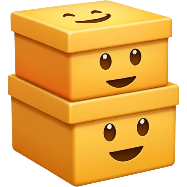 emoji of three boxes emoji