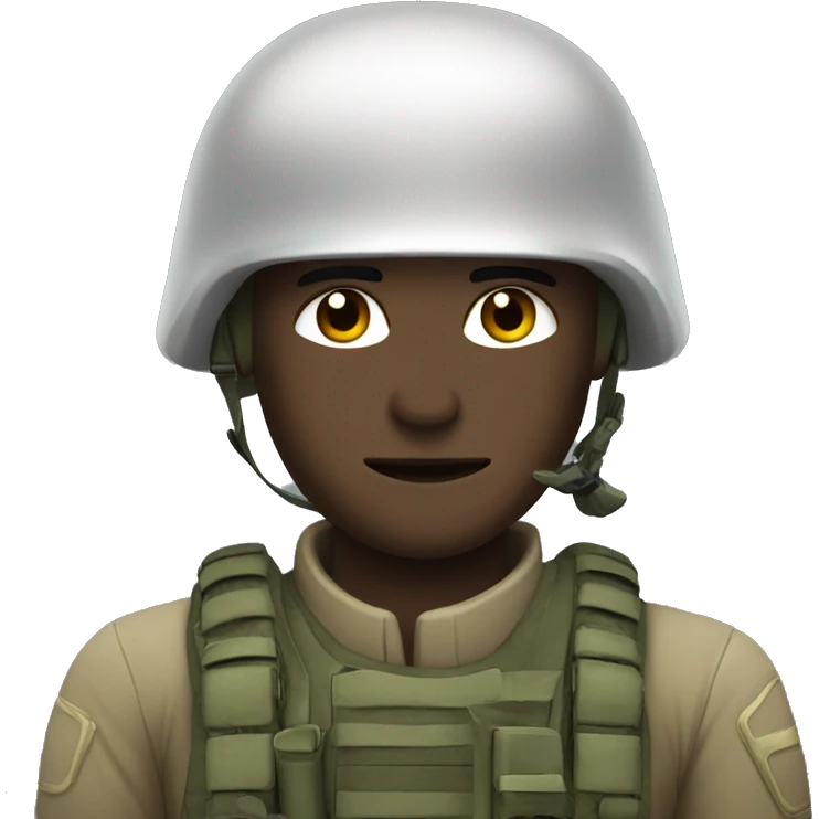 man with spetnaz helmet emoji
