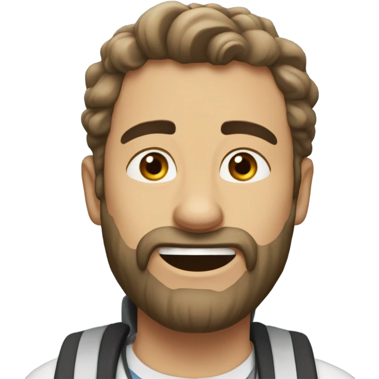Собачка держит сердце  emoji