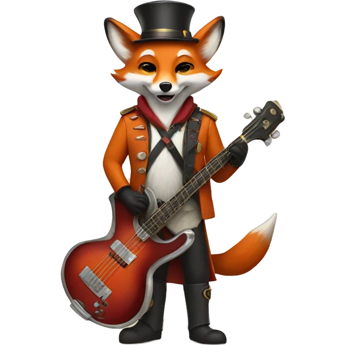 fox with a band emoji