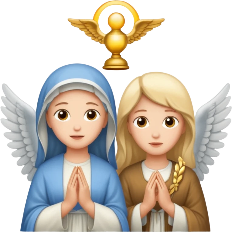 mary and angle gabriel emoji