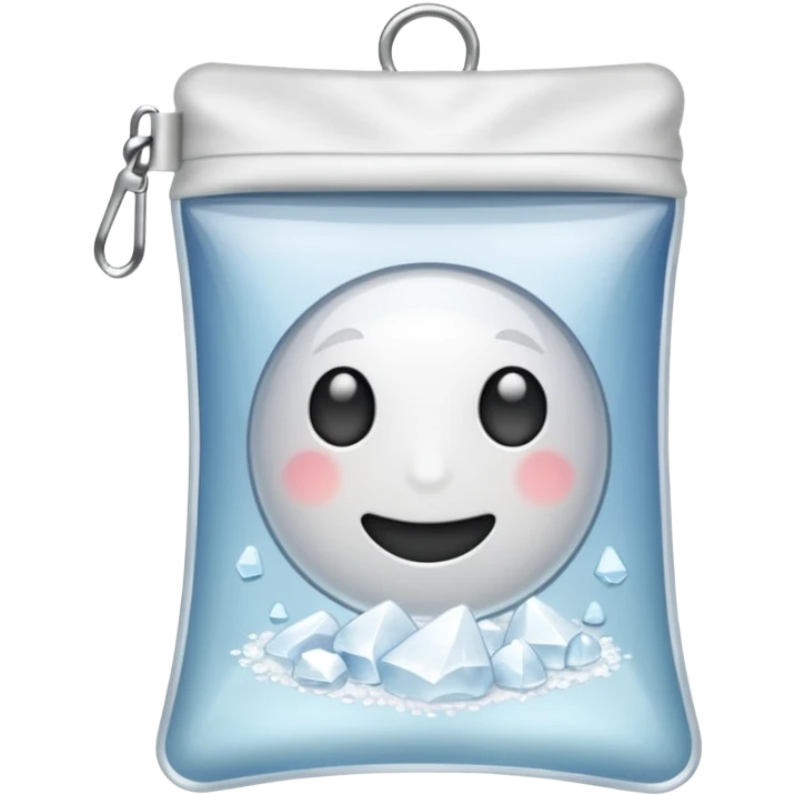 Salt in small zip bag emoji