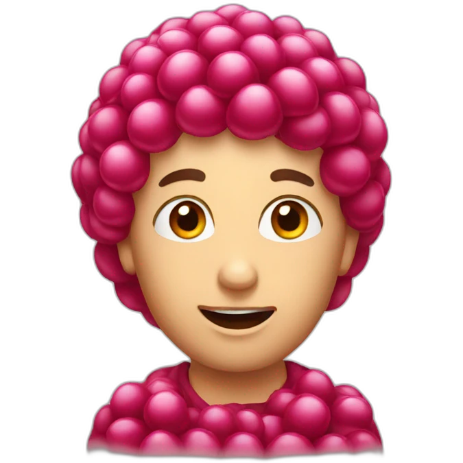 Raspberry emoji emoji