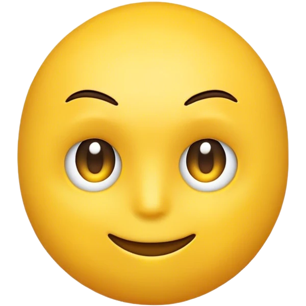 Yellow emoji head facing the left  emoji