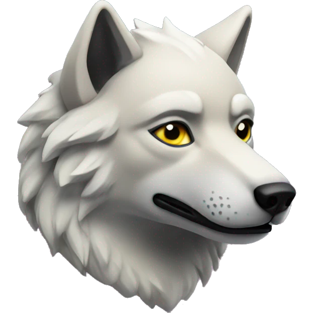 Galaxy wolf emoji