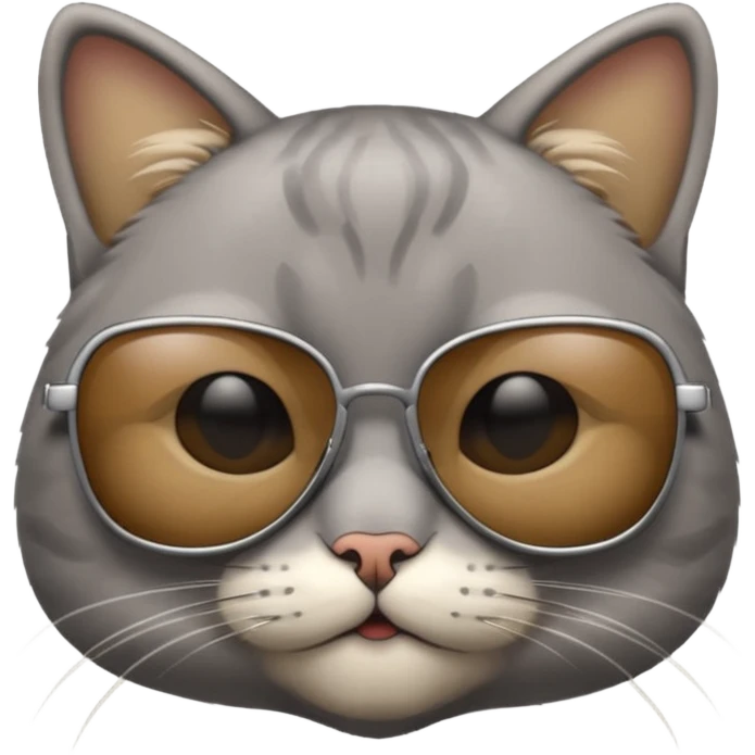 Cat wearing sunglasses emoji