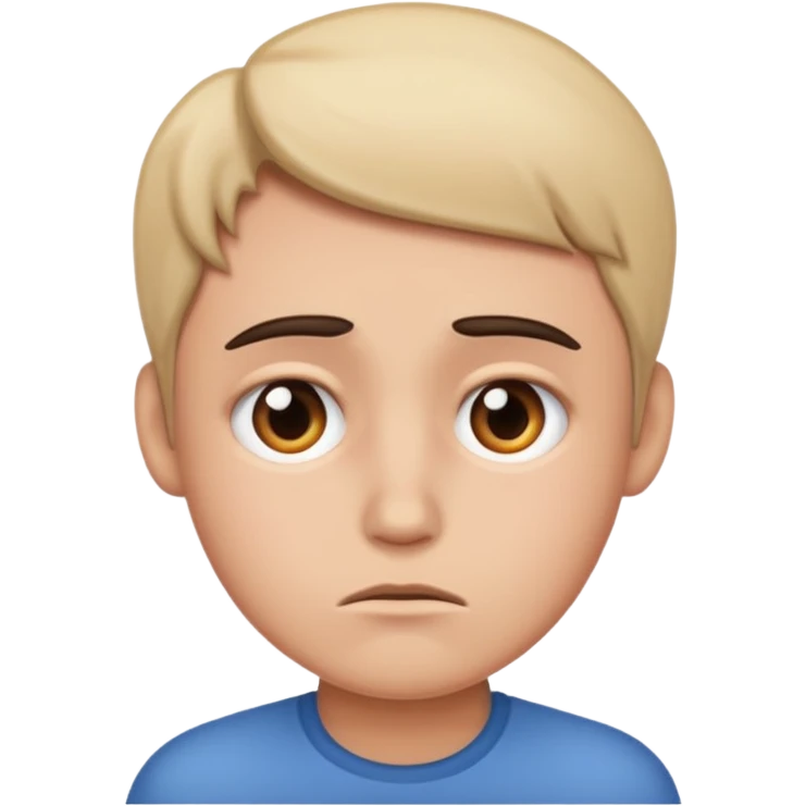 Sorry face emoji