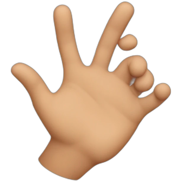 Rond dans la main emoji