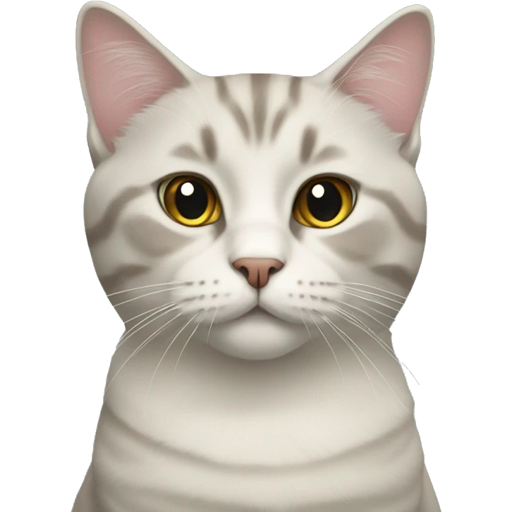 Scottish straight cat emoji