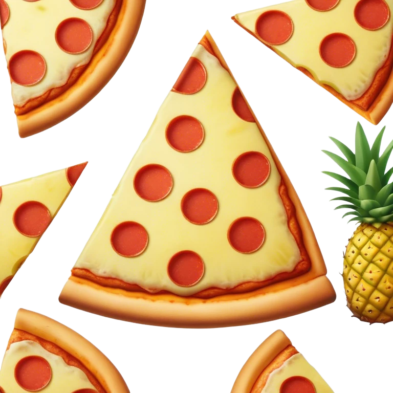 pineapple on pizza  emoji