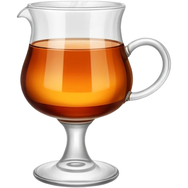 Turkish tea with a turkish glass emoji