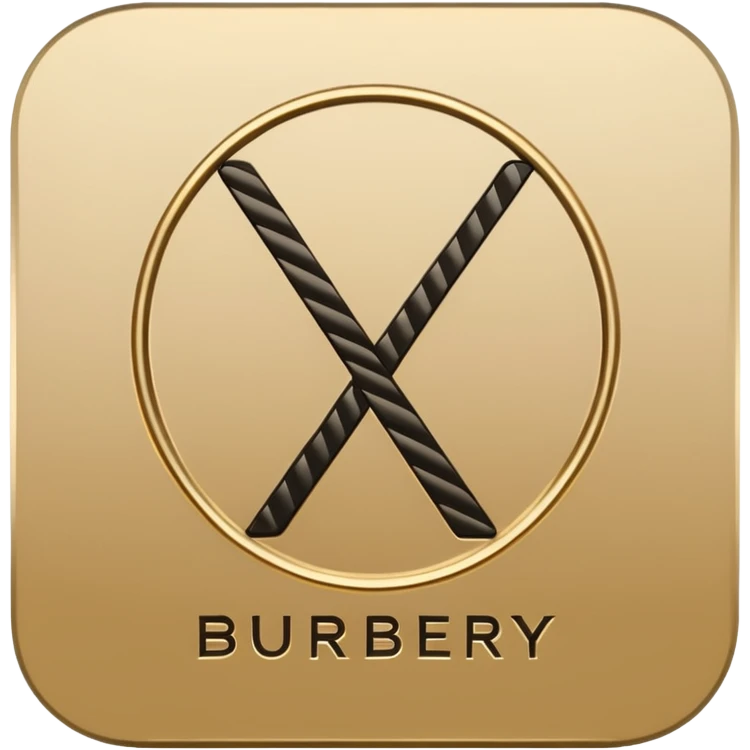 Burberry logo emoji