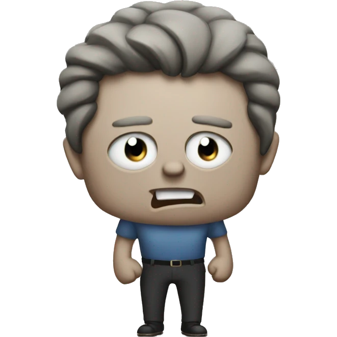 Emoji of an angry ass going to win emoji