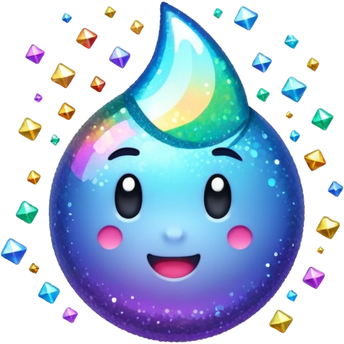 Glitter glitch  emoji