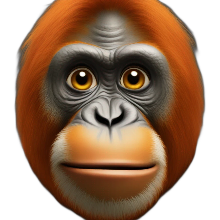Orang-outan angri emoji