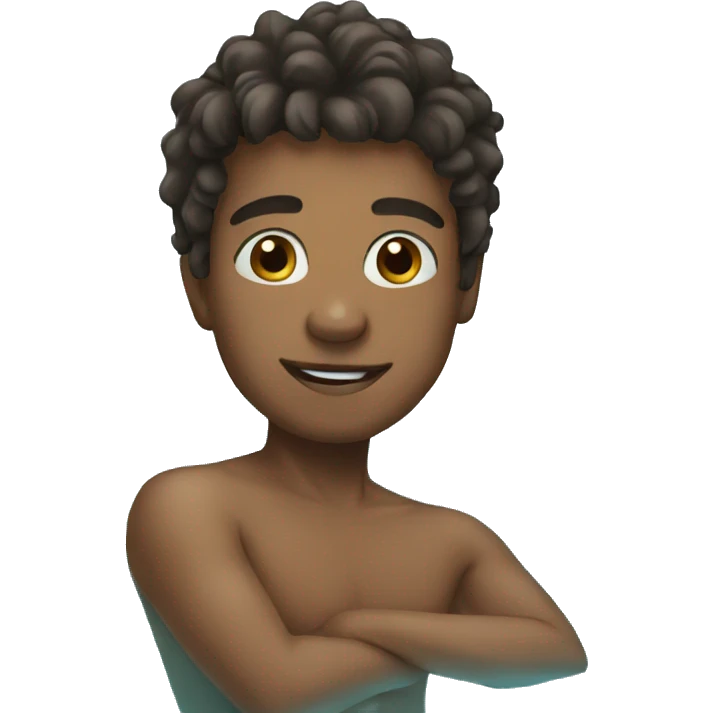 Boy in a swimming pool emoji