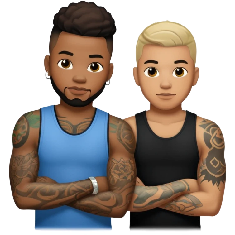 Jermaine Rivers Damian Kane With Tattoos  emoji