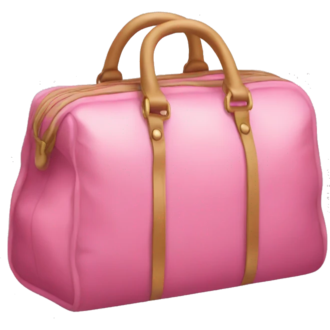 pink bag emoji