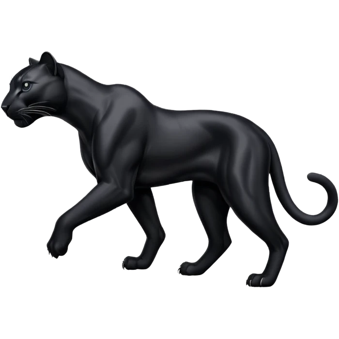 Black Panther puma logo emoji