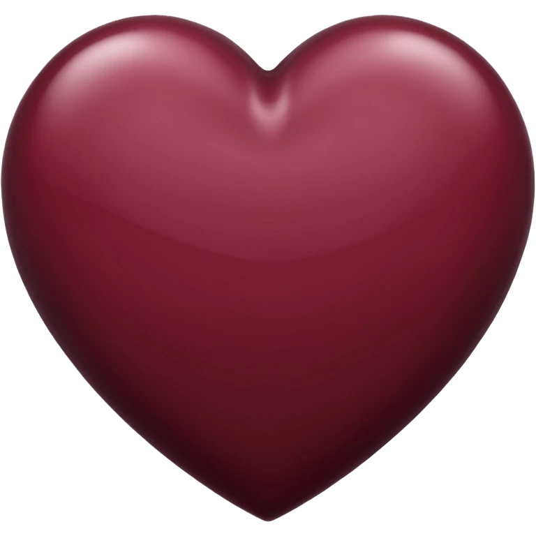 dark burgundy heart emoji