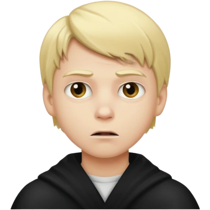 evil blonde boy emoji