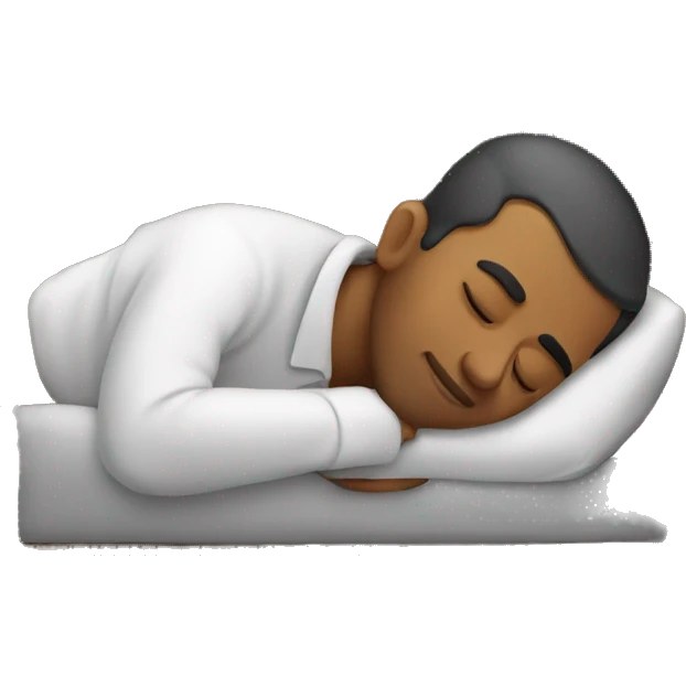 Men’s sleeping emoji
