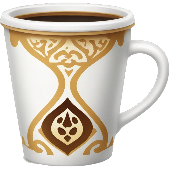 Arabic coffee cup emoji