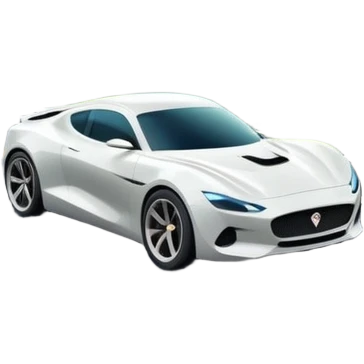 An icon showing a sleek car speeding down a winding road, inspired by Need for Speed. The design features dynamic motion lines, with a stunning, scenic background of mountains and forests. The car races past, creating a sense of thrill and speed. Transparent background. emoji
