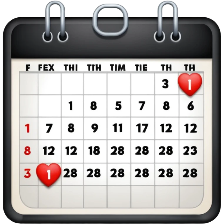 dibuja el 11 de febrero  emoji