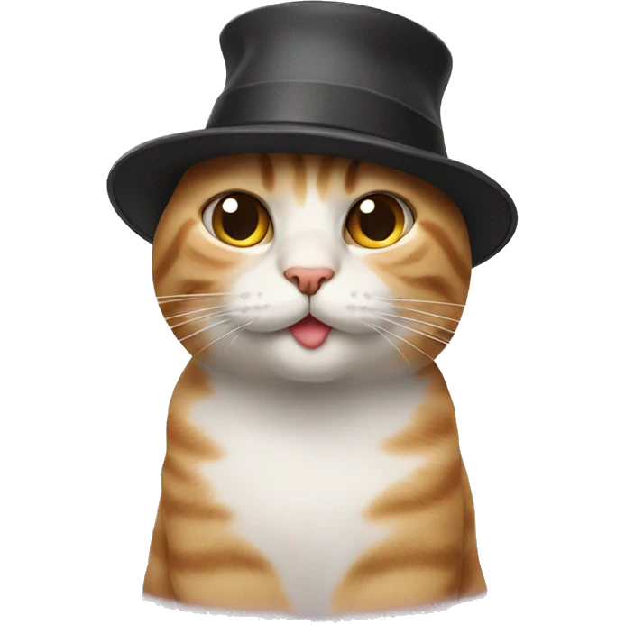 cat with a hat emoji