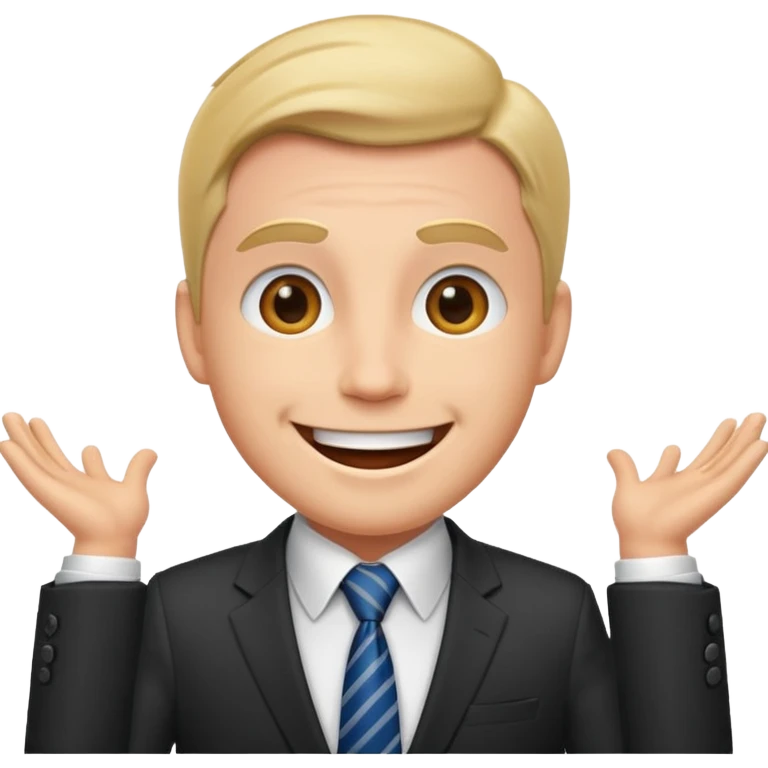 excited office boss emoji