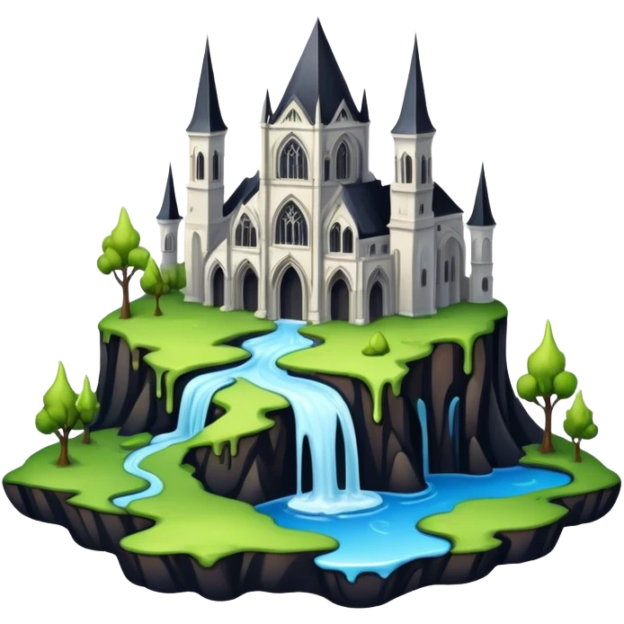 melted renaissance goth landscape emoji