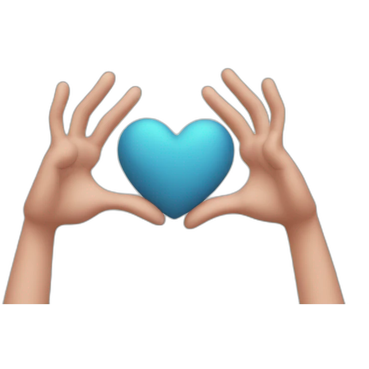heart with hands emoji