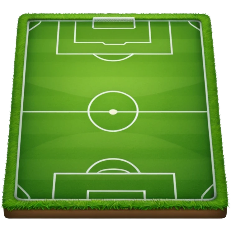 piece of short grass of a soccer field emoji