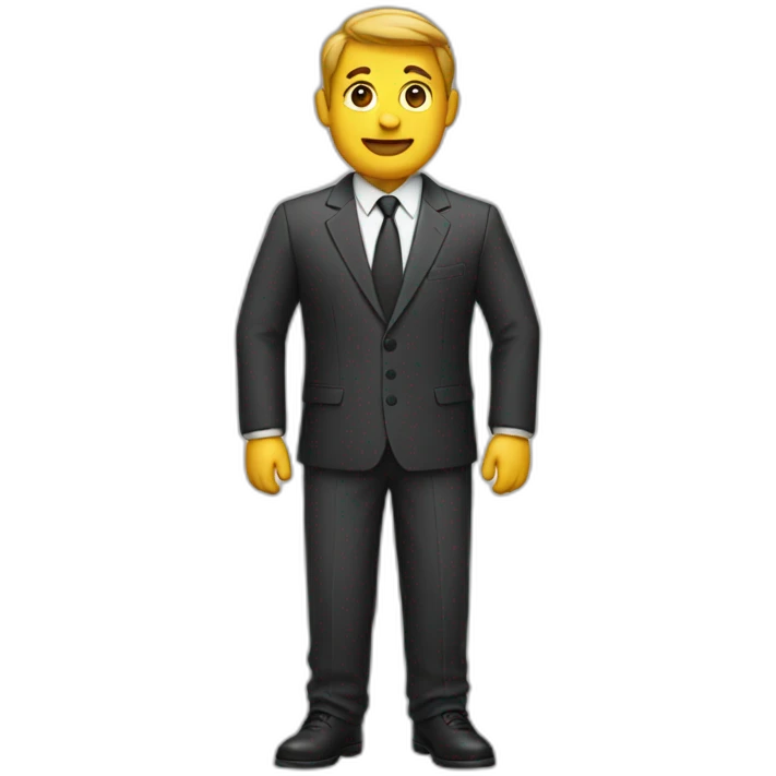 man with suit emoji