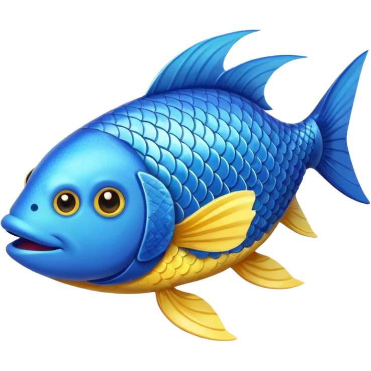 Fish with running shoes  emoji