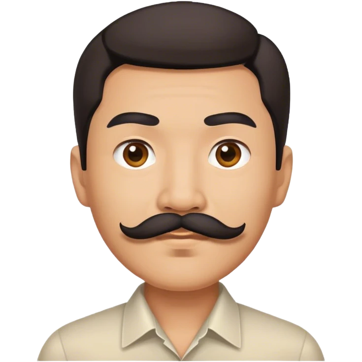 asian man mustache emoji
