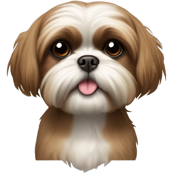 Brown shih tzu  emoji